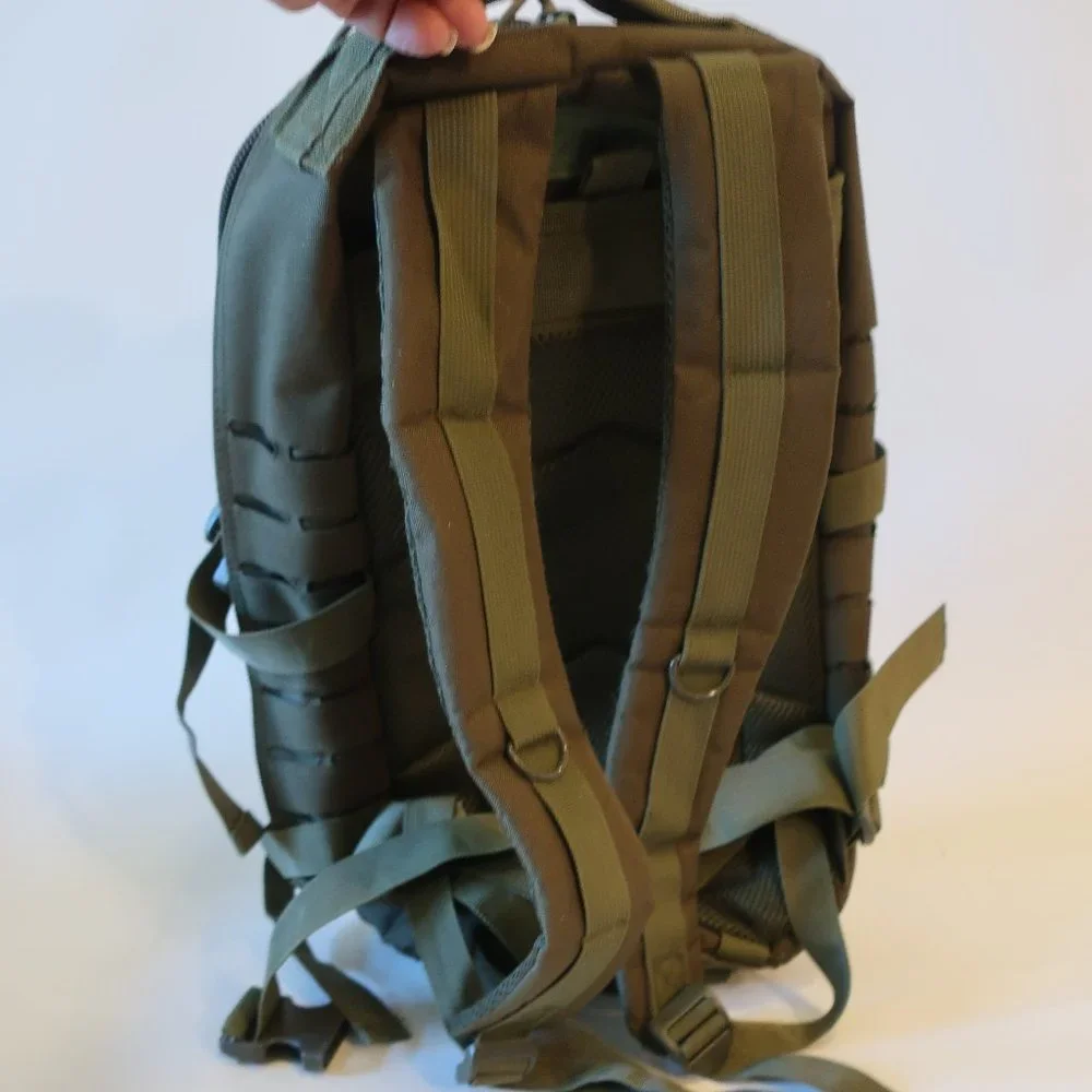 Unisex MFH Army Green Camera Backpack Bag *
